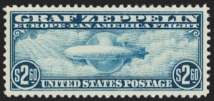 Sale Number 1192, Lot Number 681, Air Post, Graf Zeppelin Issue (Scott C13-C15) Sale Number 1192, Lot Number 681, Air Post, Graf Zeppelin Issue (Scott C13-C15)