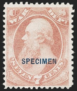 Sale 1192, Lot 754, Official Special Printings