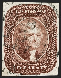 Sale 1192, Lot 83, 1851-56 Issue (Scott 5-17)