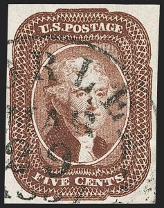 Sale 1192, Lot 85, 1851-56 Issue (Scott 5-17)