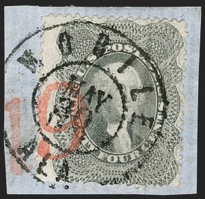 Sale 1192, Lot 861, Confederate States: Independent and CSA use of US Postage