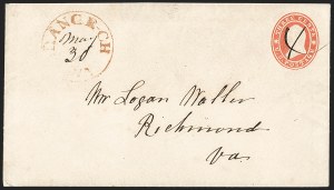 Sale 1192, Lot 863, Confederate States: Independent and CSA use of US Postage