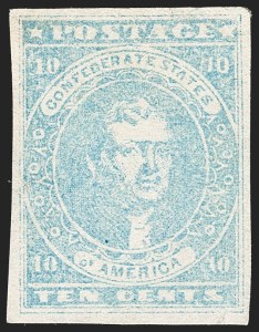 Sale 1192, Lot 889, Confederate States: General Issues off-Cover
