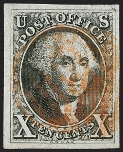 Sale Number 1197, Lot Number 1540, 10c 1847 Issue (Scott 2) Sale Number 1197, Lot Number 1540, 10c 1847 Issue (Scott 2)