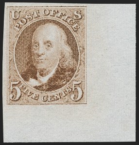 Sale 1197, Lot 1565, 1875 Reproduction of 1847 Issue (Scott 3-4)
