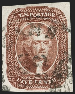 Sale Number 1197, Lot Number 1589, 1851-56 Issue (Scott 7-17)