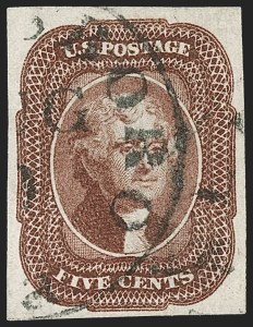 Sale 1197, Lot 1591, 1851-56 Issue (Scott 7-17)