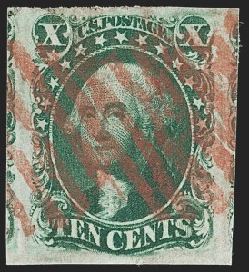 Sale 1197, Lot 1600, 1851-56 Issue (Scott 7-17)