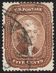 Sale 1197, Lot 1621, 1857-60 Issue (Scott 18-39)