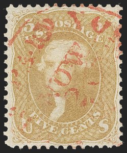 Sale 1197, Lot 1658, 1861-66 Issue (Scott 56-78)