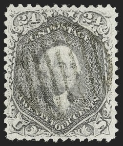 Sale 1197, Lot 1707, 1867-68 Grilled Issue (Scott 79-101)