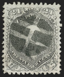 Sale 1197, Lot 1709, 1867-68 Grilled Issue (Scott 79-101)