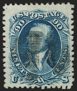 Sale 1197, Lot 1711, 1867-68 Grilled Issue (Scott 79-101)