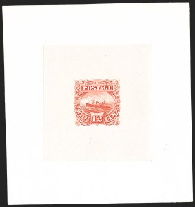 Sale 1197, Lot 1724, 12c "Adriatic" 1869 Pictorial Issue, Essays & Proofs (Scott 117-E, 117P)