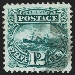 Sale Number 1197, Lot Number 1755, 12c "Adriatic" 1869 Pictorial Issue, Stamps (Scott 117) Sale Number 1197, Lot Number 1755, 12c "Adriatic" 1869 Pictorial Issue, Stamps (Scott 117)