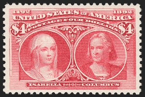 Sale Number 1197, Lot Number 1848, 1893 Columbian Issue (Scott 230-245) Sale Number 1197, Lot Number 1848, 1893 Columbian Issue (Scott 230-245)