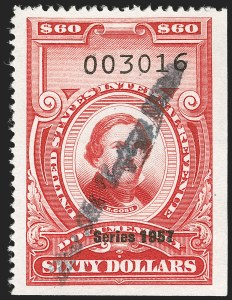 Sale 1197, Lot 2185, Revenues: Second Issue thru Proprietary, Balances