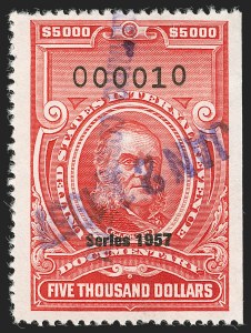 Sale 1197, Lot 2186, Revenues: Second Issue thru Proprietary, Balances