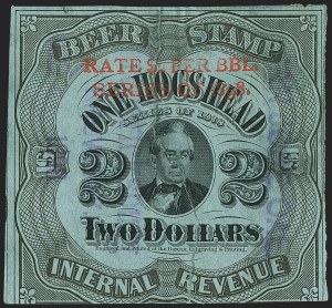 Sale 1197, Lot 2202, Revenues: Wine and Beer Stamps