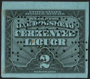 Sale 1197, Lot 2215, Revenues: Wine and Beer Stamps