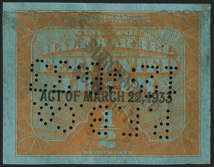 Sale 1197, Lot 2216, Revenues: Wine and Beer Stamps