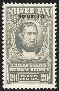 Sale 1197, Lot 2232, Revenues: Silver Tax