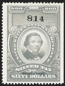 Sale 1197, Lot 2233, Revenues: Silver Tax