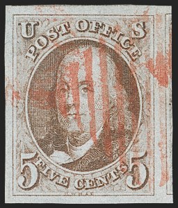 Sale 1199, Lot 1004, 1847 Issue and Reproductions (Scott 1-4)