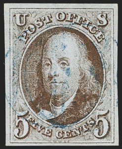 Sale 1199, Lot 1007, 1847 Issue and Reproductions (Scott 1-4)