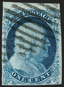 Sale 1199, Lot 1015, 1c 1851-56 Issue (Scott 5-9)