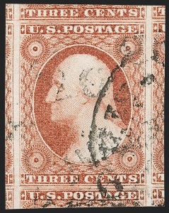 Sale Number 1199, Lot Number 1035, 3c-12c 1851-56 Issue (Scott 10-17) Sale Number 1199, Lot Number 1035, 3c-12c 1851-56 Issue (Scott 10-17)