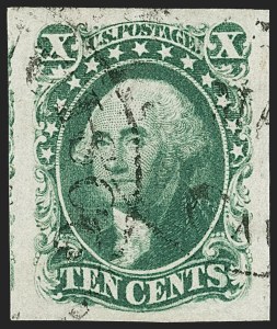 Sale 1199, Lot 1048, 3c-12c 1851-56 Issue (Scott 10-17)