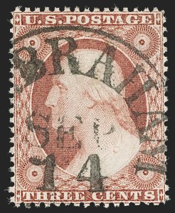 Sale Number 1199, Lot Number 1065, 1c-3c 1857-60 Issue (Scott 18-26) Sale Number 1199, Lot Number 1065, 1c-3c 1857-60 Issue (Scott 18-26)