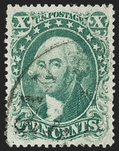 Sale 1199, Lot 1082, 5c-30c 1857-60 Issue (Scott 27-38)