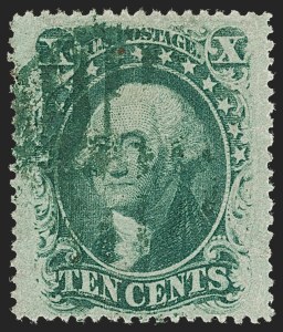 Sale 1199, Lot 1089, 5c-30c 1857-60 Issue (Scott 27-38)