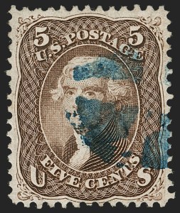 Sale 1199, Lot 1161, 1867-68 Grilled Issue (Scott 79-101)