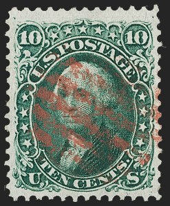 Sale 1199, Lot 1170, 1867-68 Grilled Issue (Scott 79-101)