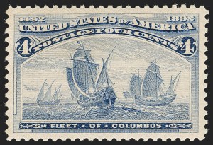 Sale Number 1199, Lot Number 1306, 1893 Columbian Issue (Scott 230-245) Sale Number 1199, Lot Number 1306, 1893 Columbian Issue (Scott 230-245)