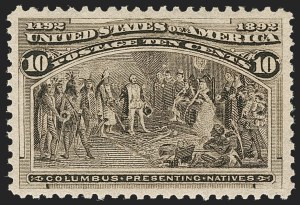 Sale Number 1199, Lot Number 1312, 1893 Columbian Issue (Scott 230-245) Sale Number 1199, Lot Number 1312, 1893 Columbian Issue (Scott 230-245)