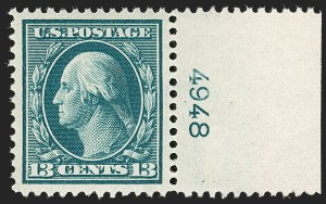 Sale Number 1199, Lot Number 1436, 1908-10 Washington-Franklin Issues (Scott 331-356) Sale Number 1199, Lot Number 1436, 1908-10 Washington-Franklin Issues (Scott 331-356)