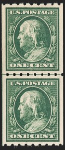 Sale Number 1199, Lot Number 1452, 1910-13 Washington-Franklin Issue (Scott 374-396) Sale Number 1199, Lot Number 1452, 1910-13 Washington-Franklin Issue (Scott 374-396)