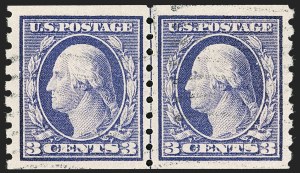Sale 1199, Lot 1457, 1910-13 Washington-Franklin Issue (Scott 374-396)