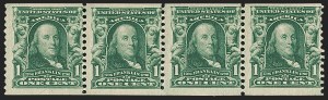 Sale 1202, Lot 2311, 1908 First Government Coil Issue (Scott 318)