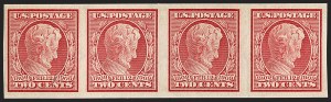 Sale 1202, Lot 2376, 1909 Lincoln Impeforate Coil (Scott 368H)