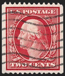 Sale 1202, Lot 2387, 1910 Perf 12 Vertical Coils, Single-Line Watermark (Scott 385-386)