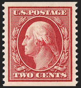 Sale 1202, Lot 2396, 1910-11 Perf 12 Horizontal Coils, Single-Line Watermark (Scott 387-389)