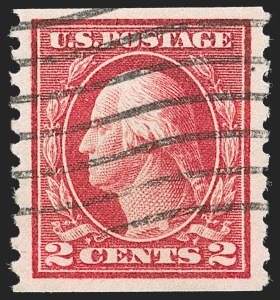 Sale 1202, Lot 2491, 1914 Perf 10 Horizontal Coils, Single-Line Watermark (Scott 443-447)