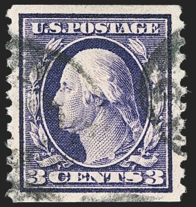 Sale 1202, Lot 2499, 1914 Perf 10 Horizontal Coils, Single-Line Watermark (Scott 443-447)