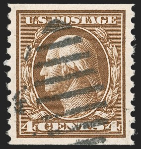 Sale Number 1202, Lot Number 2506, 1914 Perf 10 Horizontal Coils, Single-Line Watermark (Scott 443-447) Sale Number 1202, Lot Number 2506, 1914 Perf 10 Horizontal Coils, Single-Line Watermark (Scott 443-447)
