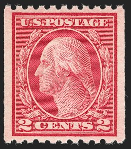 Sale Number 1202, Lot Number 2583, 1916-18 Perf 10 Vertical Rotary Press Coils, Unwatermarked (Scott 486-489)
